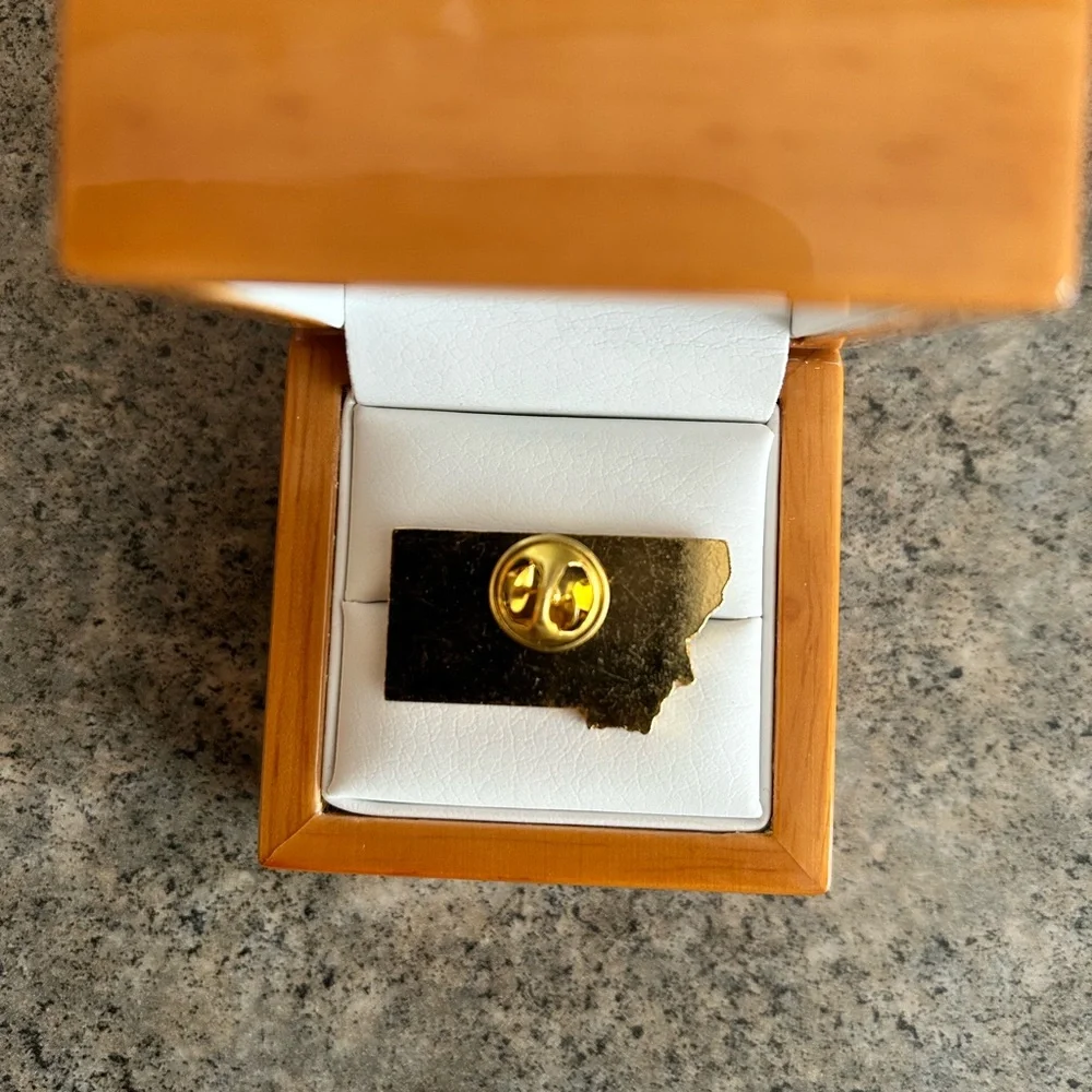 State of Montana with Horses Hat or Lapel Pin, NWOT - Picture 3 of 5